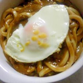 余りカレーで！洋風カレーうどん